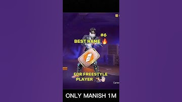 ✨ "day1-100day Stylish Free Fire MAX Nicknames 2025 | #gamtng #freefirename #shortfeed