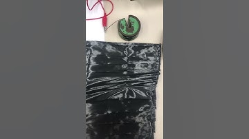 Moving fabric with Arduino?? Pleats Sample 🔥 #shorts #short #technology