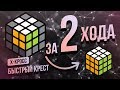 Как собрать быстрый крест, Х-кросс, F2L на кубике Рубика. Метод Фридрих