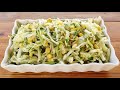 Healthy And Easy Cabbage  Salad Recipe | Ləzzətli  Kələm Salatı Resepti  | ASMR