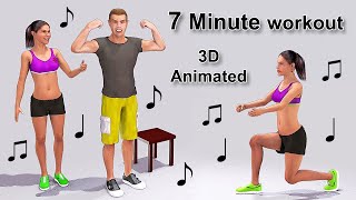 The Scientific 7 minute Workout | Virtual HIIT edm & timer