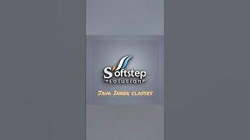 #Java #InnerClasses #Coding #LearnJava #TechTips #HappyCoding #Shorts #Softstep #SoftstepSolution