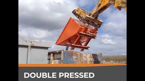 Auto Lock Tipping Skip | Invicta Forklift Attachments