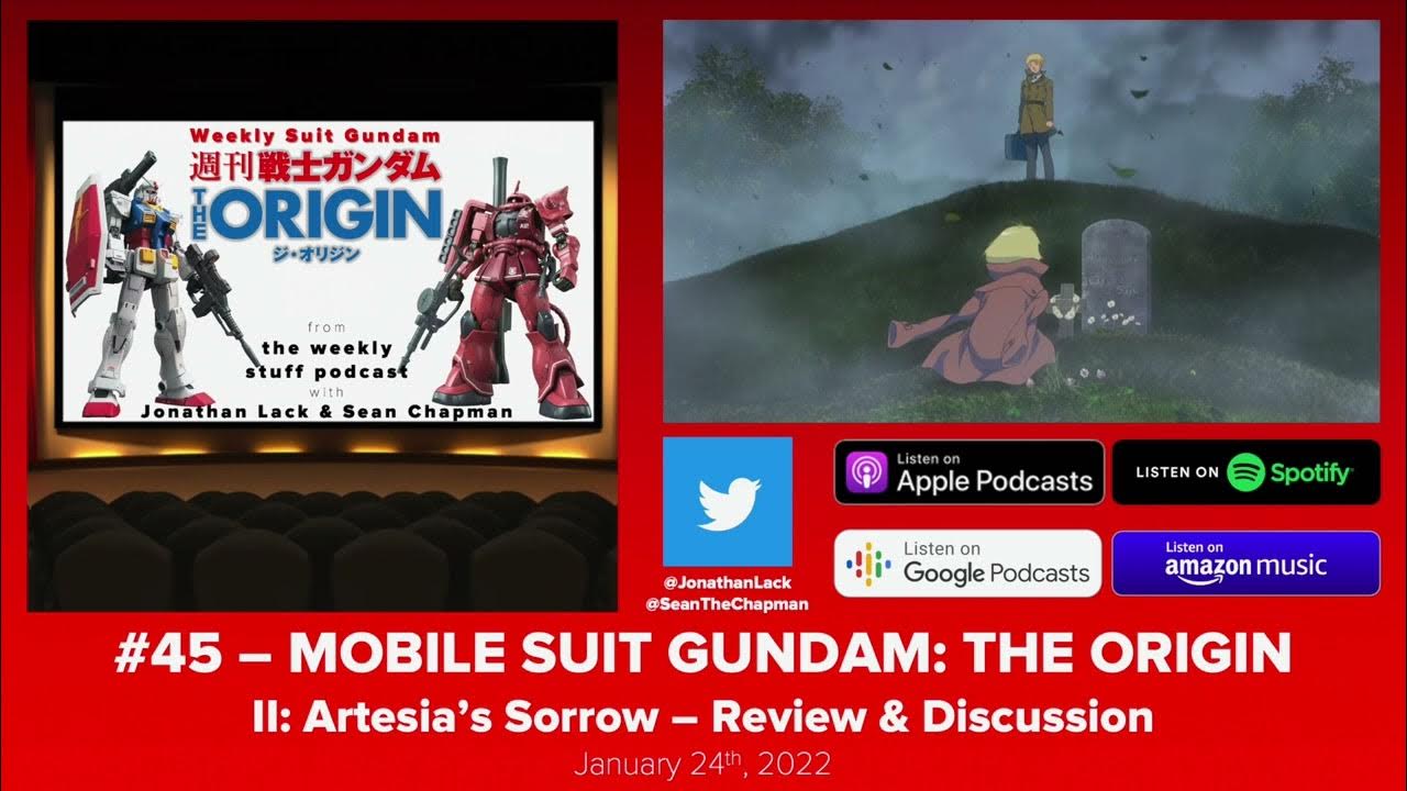 Trailer em inglês de Gundam The Origin II - Artesia's Sorrow