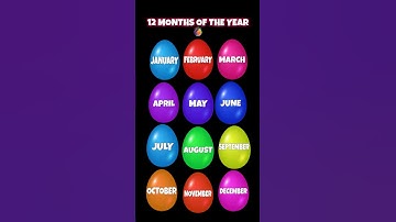 12 months name song || months of the Year  #kindergarten #staylittlechannel #learning