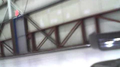 Team Associated RC18 RC 18 on board camera airplane hanger Calgary.AVI