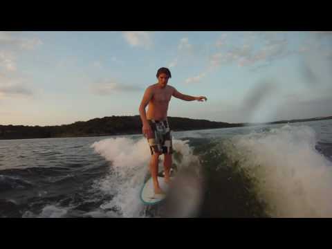 A Friday in May Wakesurfing on Lake Travis