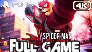 SPIDER-MAN MILES MORALES PS5 Gameplay Walkthrough FULL GAME (4K 60FPS RAY TRACING) No Commentary