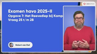 Aardrijkskunde eindexamen havo - 2025 tijdvak 2 - Vraag 25 t/m 28