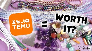 Temu HUGE Budget Haul for Jewellery Making | under ￡100 | Is Temu good？🤔 AD