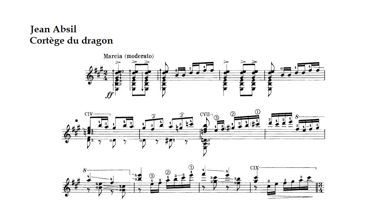 J. Absil. Cortège du dragon