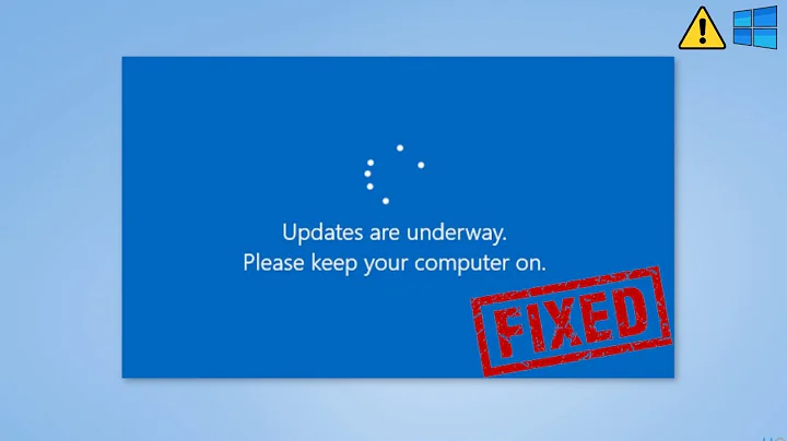 How to FIX "Updates are Underway, Please Keep your Computer on" Windows 10 & 11