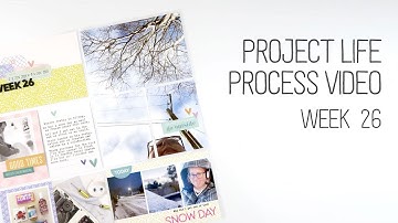 Project Life 2021 Process Video // Week 26 // Citrus Twist