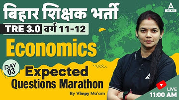 BPSC PGT Economics Marathon 2024 | Most Expected Questions #3 By Vimpy Ma
