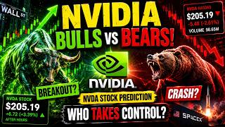 Bull vs Bear Battle on NVDA Stock! Who Wins Nvidia’s Next Move? | Nvidia Stock | NVDA Stock