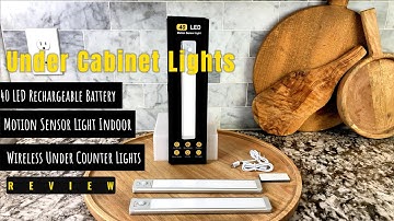 40 LED Motion Sensor Cabinet Lights - 2 Pack | Review