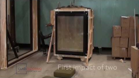 Glass Flooring Systems SkyFloor, walkable skylight, impact testing