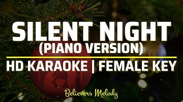 Thumbnail of SILENT NIGHT | Karaoke - Female Key