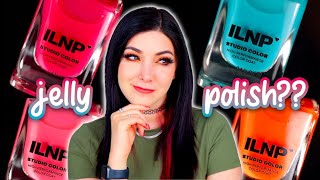 New Ilnp Jelly Nail Polishes Watercolor Collection Swatch Review Kelli Marissa