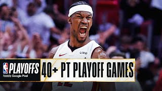 Every Time Jimmy Butler Dropped 40+ PTS In A Heat Playoff Game!