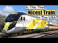 High speed train the brightline from miami to west palm beach