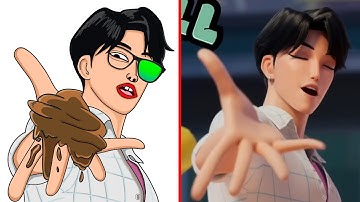 Soda - Pop | KPop Demon Hunters | Funny Drawing Meme | Funny Art Meme Video | Sony Animation Part 2