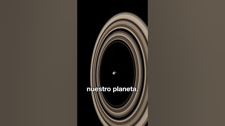 The Earth with the rings of Saturn