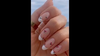 Tuto manucure pour l’été !! ????? #nails #ongles #tutorial #cerise #cherry