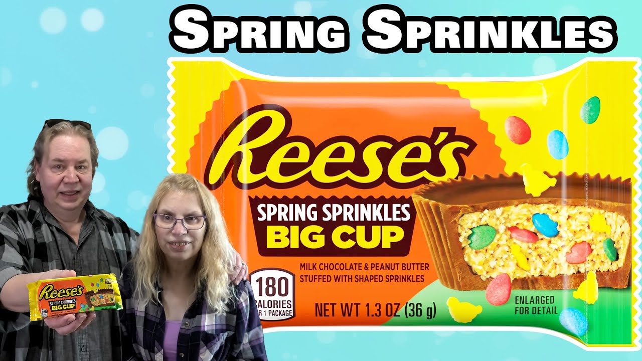 Is Reese's SPRING SPRINKLES Peanut Butter Cup a GAME CHANGER? - YouTube