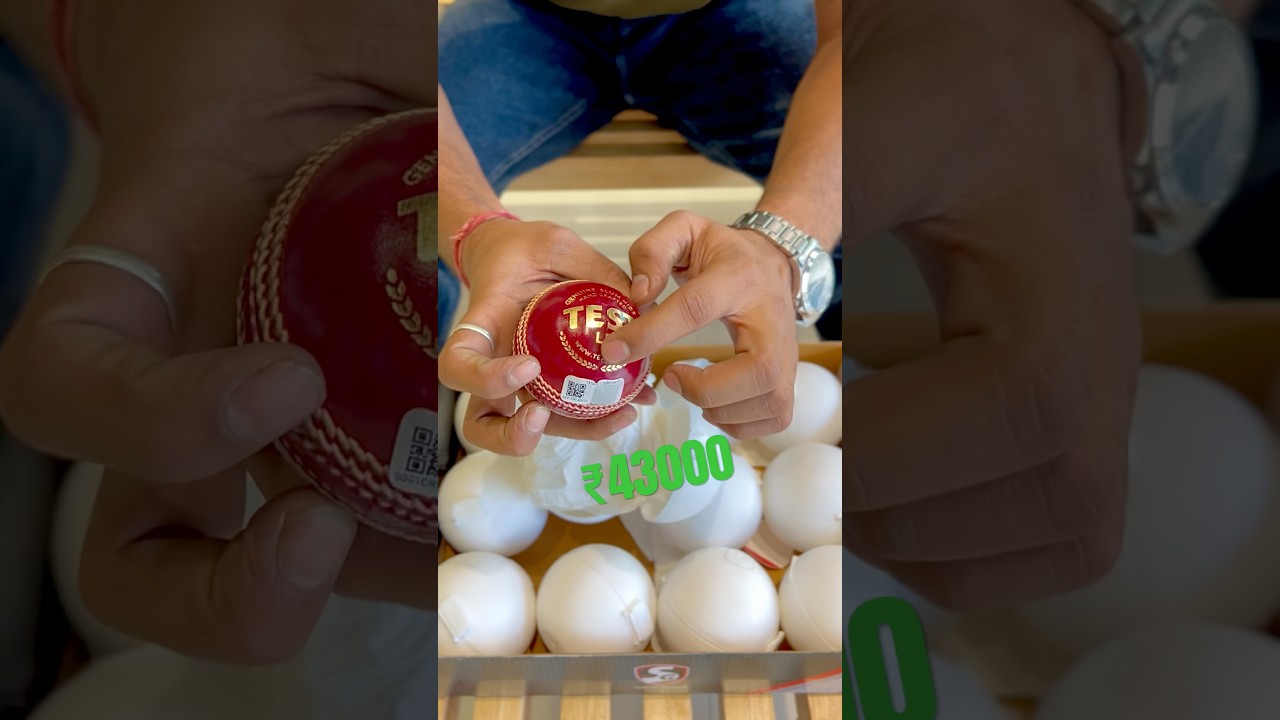 UNBOXING SG Most Expensive Leather Cricket Balls | Worth ₹43000/- 