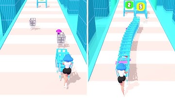 Cart Pusher All Levels Gameplay Android, iOS Lvl 4