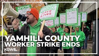 Yamhill County and union workers reach tentative deal, ending strike