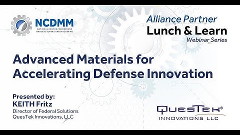 Advanced Materials for Accelerating Defense Innovation