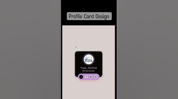 Profile Card Design..♡ ❍ ⎙ ⌲ #shorts #short #trending#youtubeshorts #youtube #youtuber #reels #viral