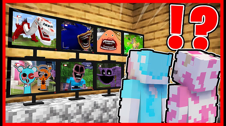 ATUN & MOMON MELIHAT PENAMPAKAN BANYAK MONSTER DARI CCTV !! Feat @sapipurba Minecraft