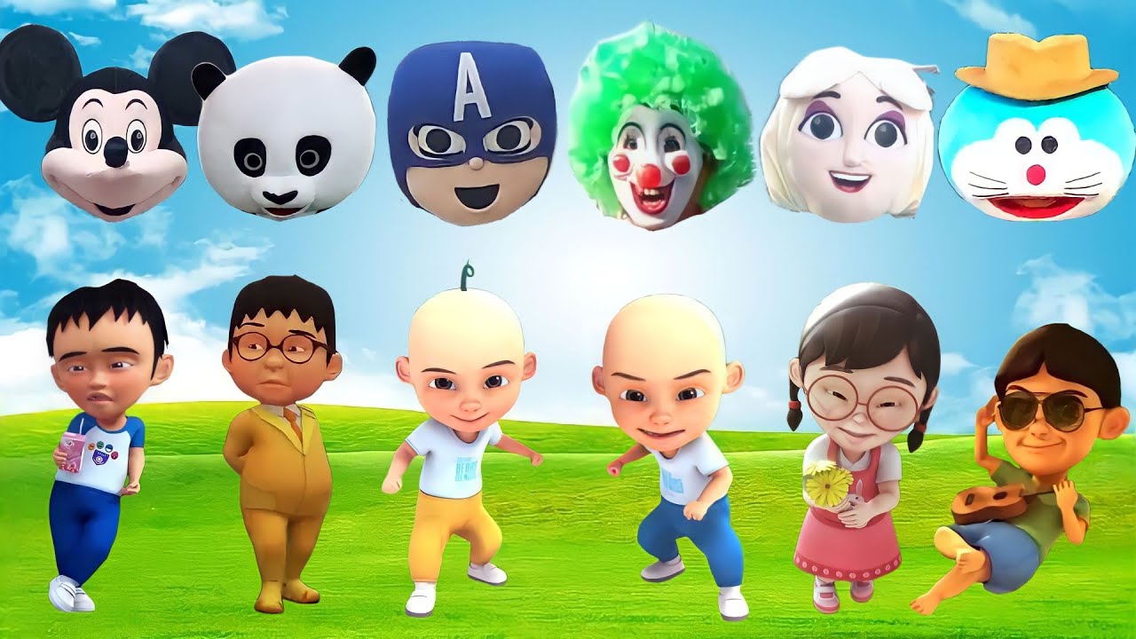UPIN, IPIN, FIZI, EHSAN, MEI-MEI, DAN MAIL MEMAKAI BADUT MAMPANG LUCU‼️| TEBAK GAMBAR UPIN IPIN