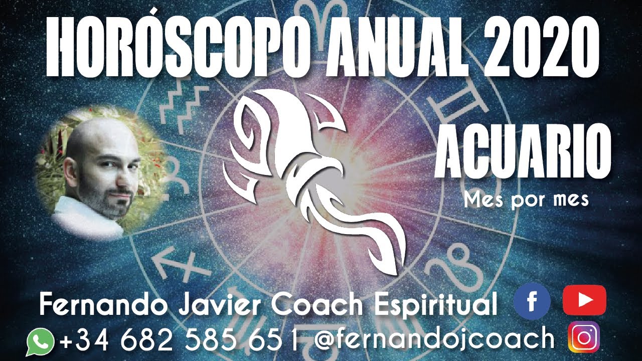 ACUARIO 2020 HORÓSCOPO ANUAL 2020 ACUARIO ASTROLOGÍA TAROT VIDENCIA