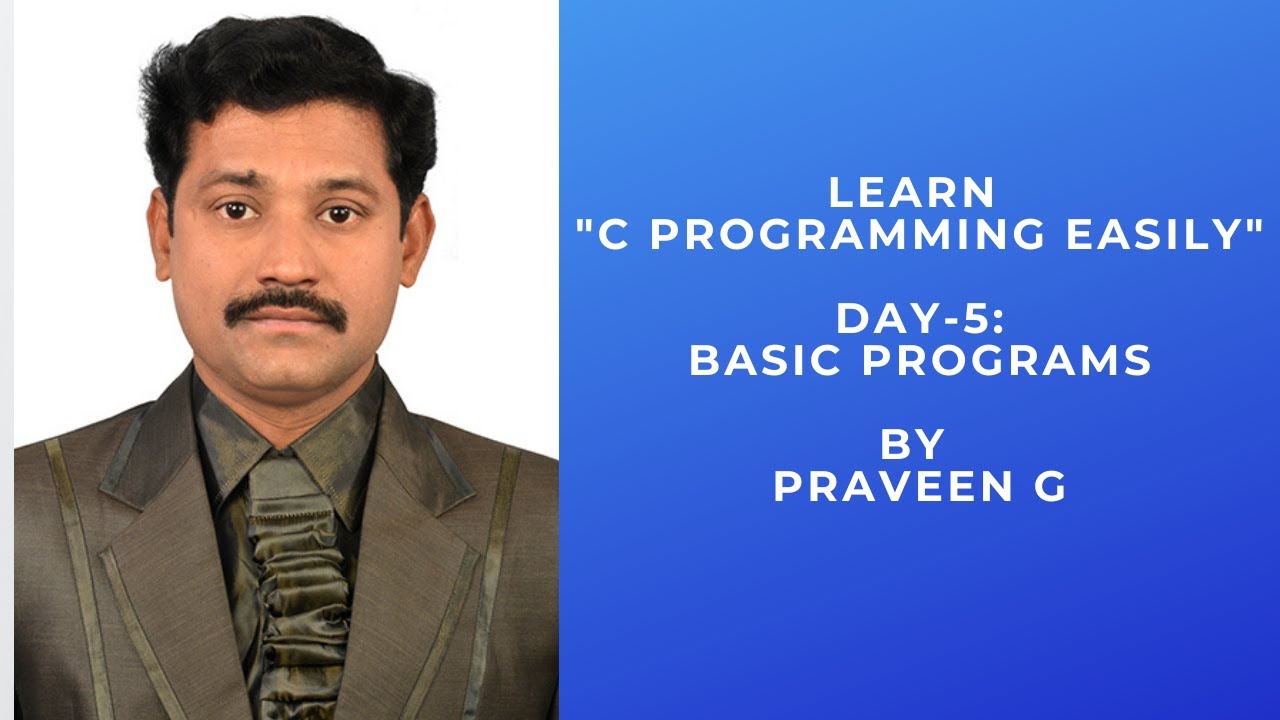 C basic programs - YouTube