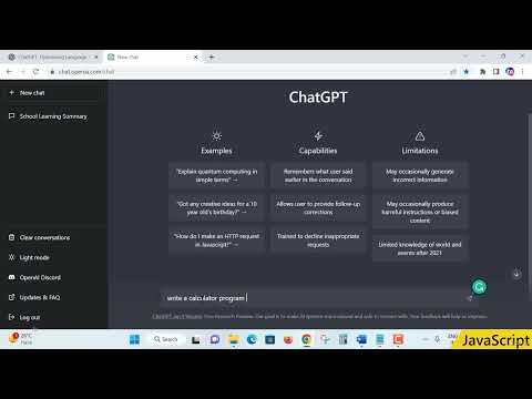 Master in JavaScript Quickly Using ChatGPT Open AI How to use ChatGPT