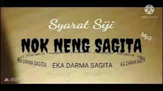 Cover SYARAT SIJI Voc. Nok Neng Sagita EDS mp3