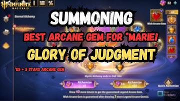 Infinite Magicraid (IMR): Pulling for Glory of Judgment Arcane Gem | Eternal & Mystic Alchemy Wishes