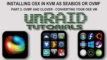Install OSX  on unRAID ovmf/seabios - part 2 convert to ovmf with clover