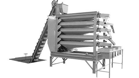 Peanut grader vibration sieve