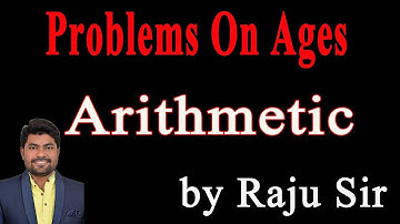 Problems on Ages by Raju sir
