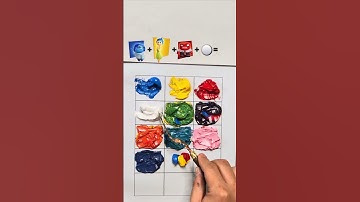 Making all emotions Part 2 #insideout2 #colormixing #satisfying#asmr