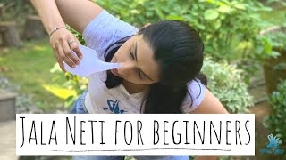 Jala Neti for beginners  How to use a neti pot | Aham Yoga |