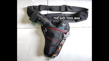 Túi đựng máy khoan pin đeo hông dành cho kỹ thuật ( Hotline/zalo: 0908606682)