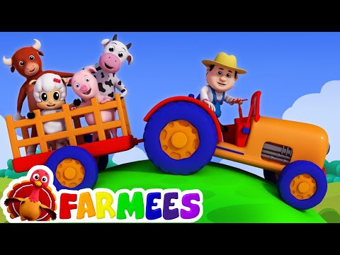 Old MacDonald had a farm | Nursery rhymes | 3D rhymes | Children song by Farmees