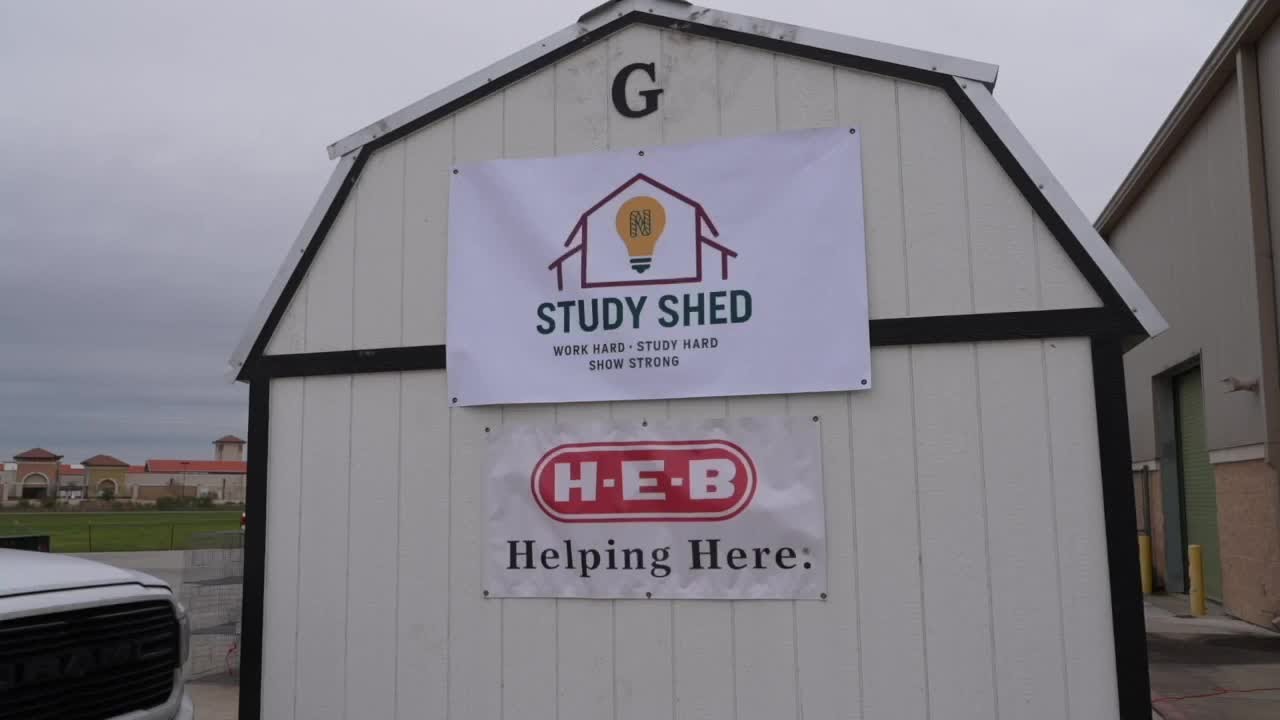 New study shed at NCJLS helps students juggle academics and livestock duties