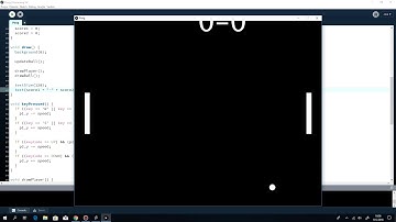 Processing ile Java Görsel Programlama Dersleri 9 - Fonksiyonlar (Pong) 2